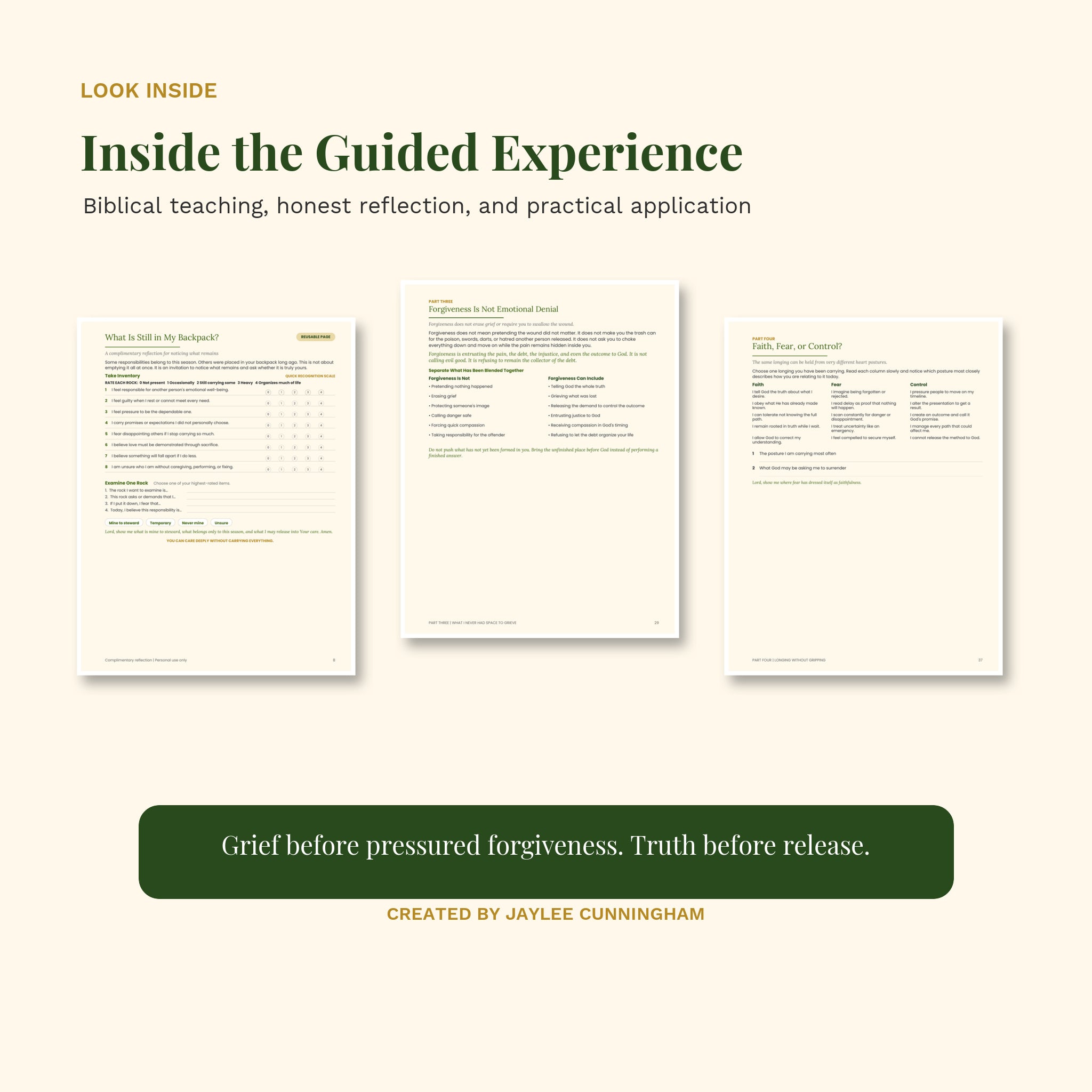 When You've Carried Too Much: A Guided Workbook