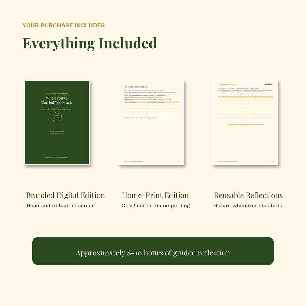When You've Carried Too Much: A Guided Workbook