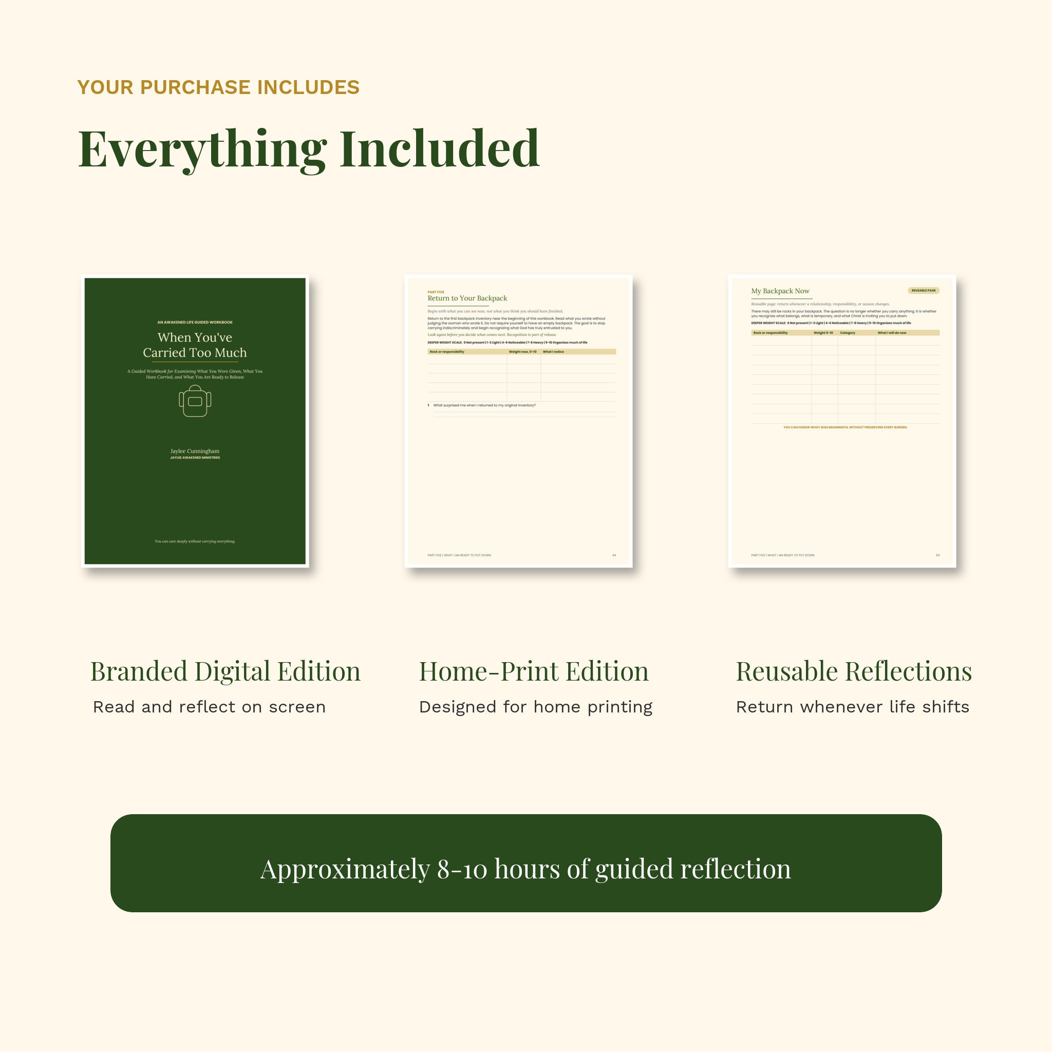 When You've Carried Too Much: A Guided Workbook