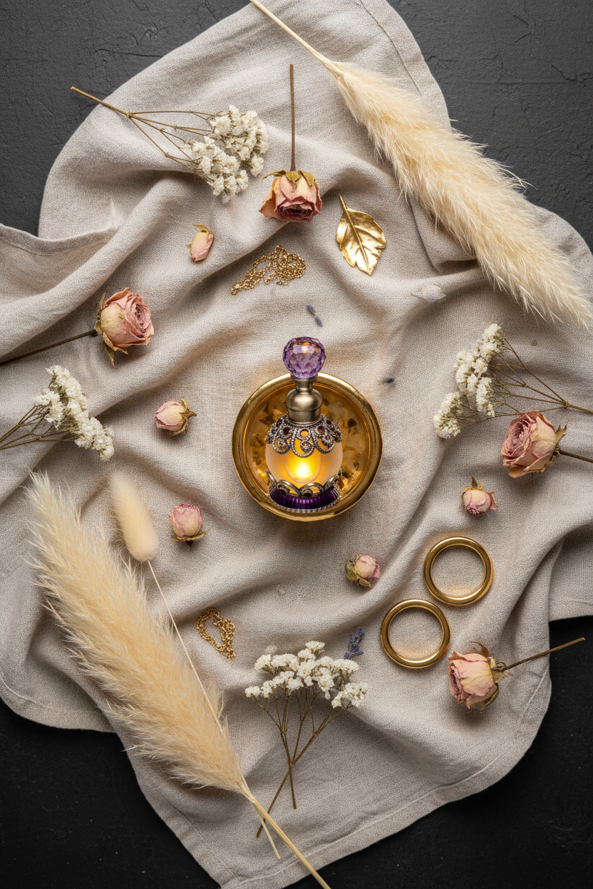 Awakened Anointing Oil | Amethyst Vessel